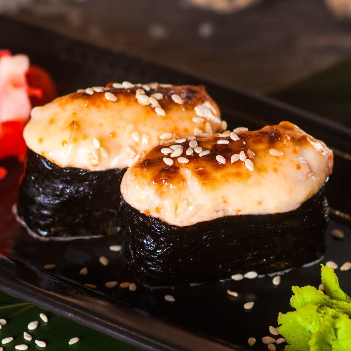 Рецепт суши с крабом запеченные фото 115